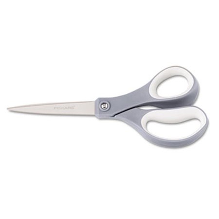 FISKARS Recycled Everyday Titanium Softgrip Scissors 8 in. Length Blue-Gray FI31291